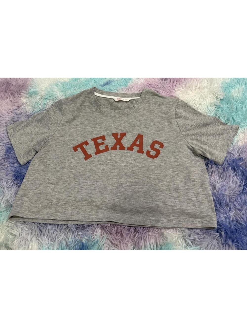 ROMWE Cropped "Texas" Shirt